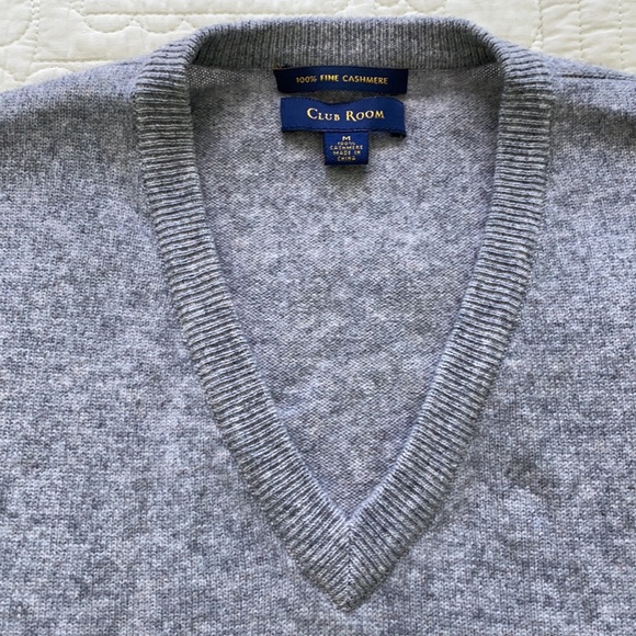 Cashmere V Neck Sweater - Picture 2 of 2